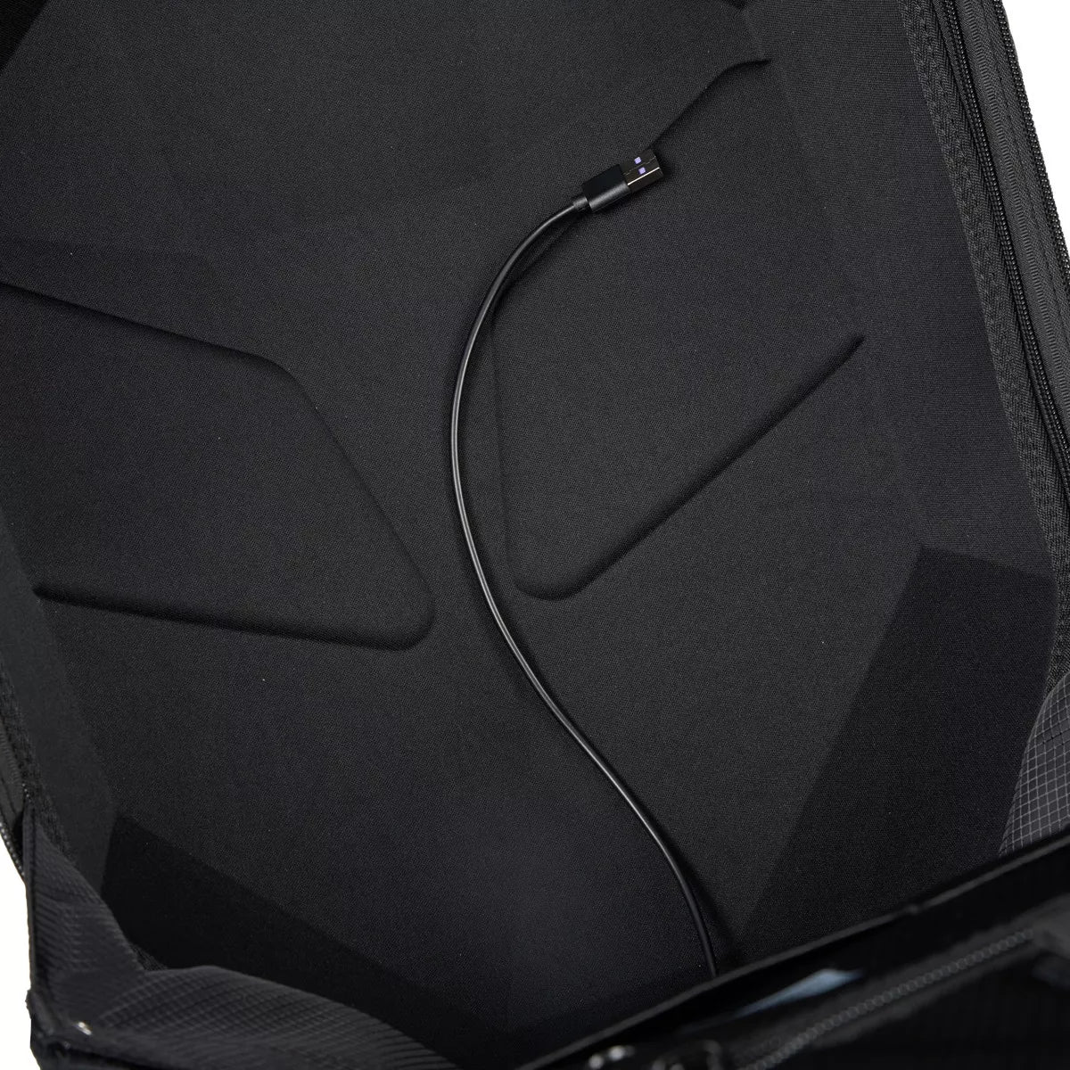 Mochila para Moto con Ojos LED – Impermeable y Capacidad para 1 Casco